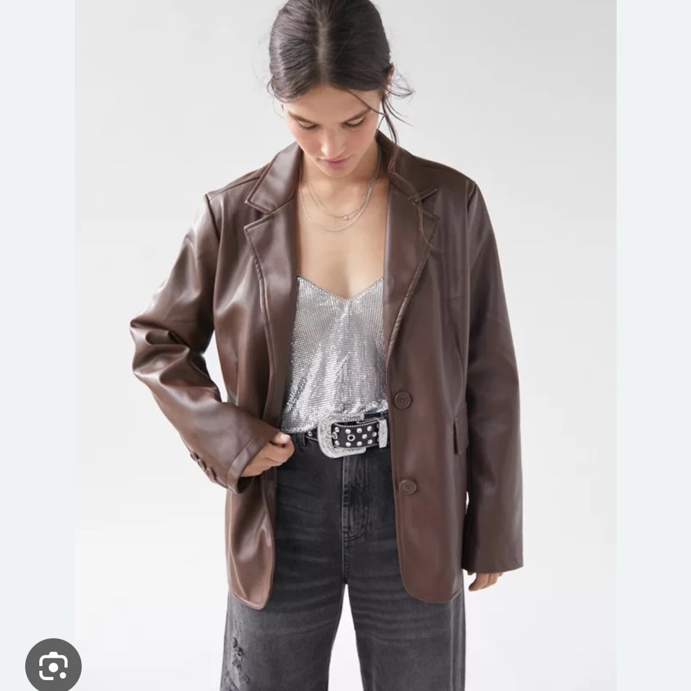 Brown Leather Women's Jacket
